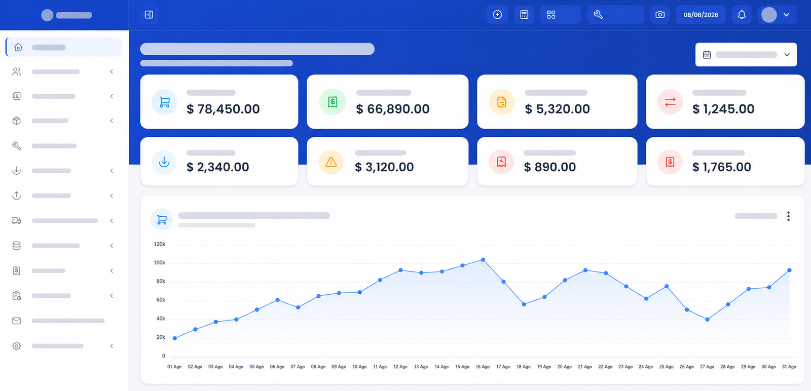 Cashing, sistema de gestión y punto de venta